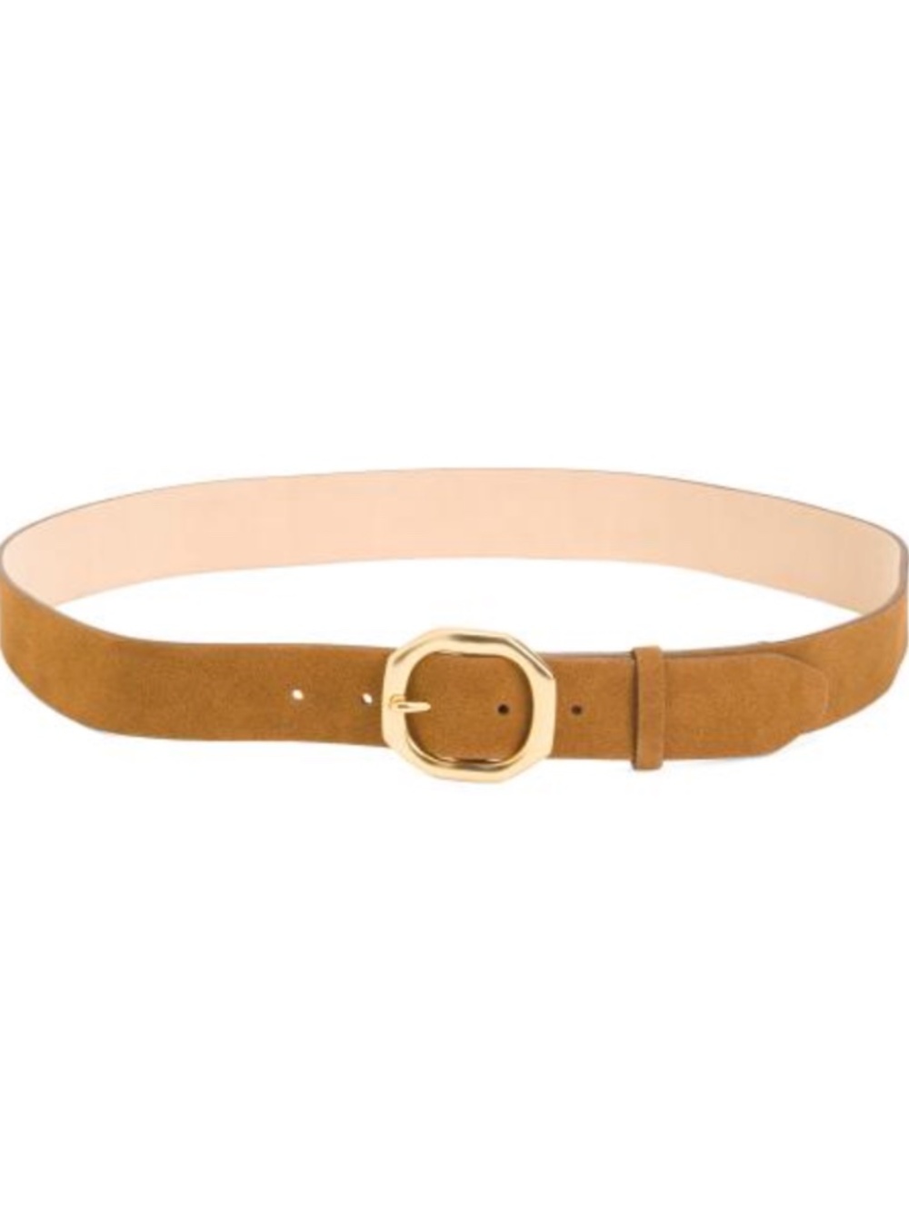 NWT $198 Rag & Bone Audrey Suede Belt in Brownwood - size Small
